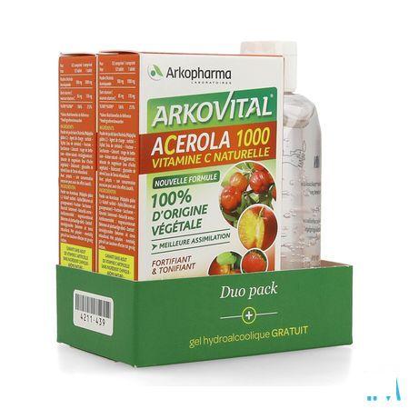 Arkovital Acerola Duopack Comp 60 +Gel Hydro 100 ml  -  Arkopharma