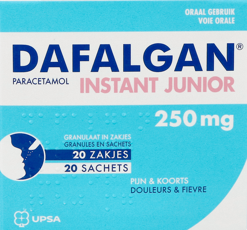 Dafalgan Instant Junior Gran Sachets 20 X 250 mg