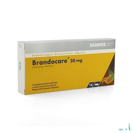 Brandocare 20 mg Maagsapresist. Tabletten 14 