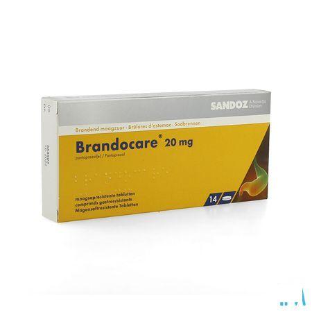 Brandocare 20 mg Maagsapresist. Tabletten 14