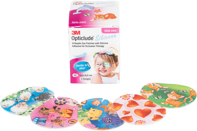 Opticlude 3m Silicone Eye Patch Girl Mini 50  -  3M