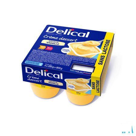 Delical Creme Dessert Hp-Hc Z/Lact.Vanil 4 x 125 gr