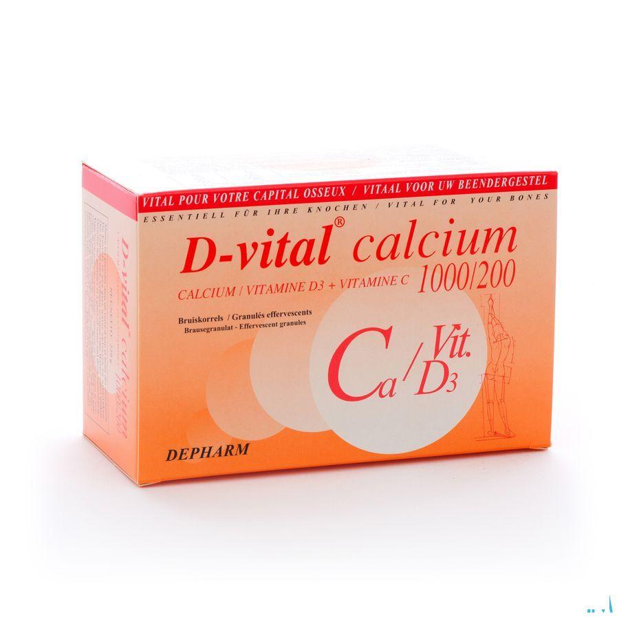 D-Vital Calcium Orange 1000 zakjes 30  -  Depharm