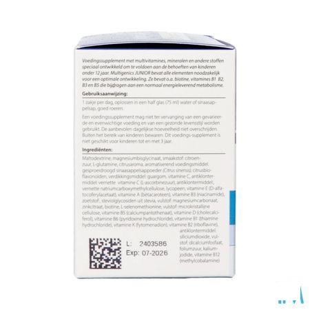 Multigenics Junior V3 Pdr Zakje 30 Metagenics