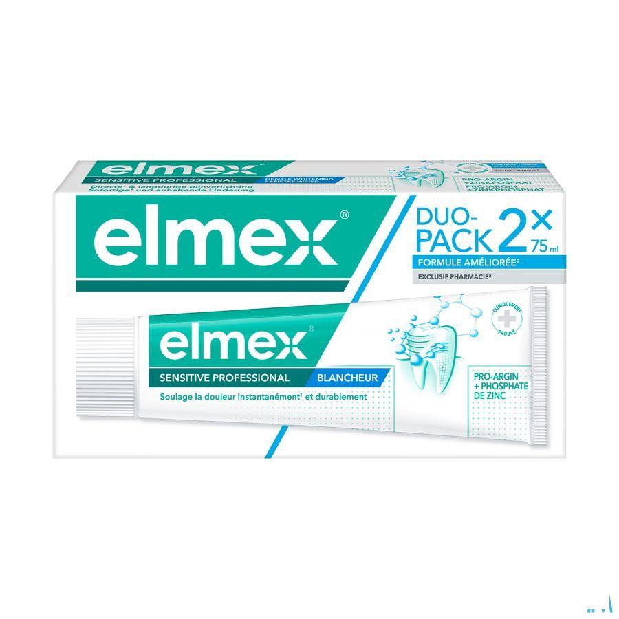 Elmex Sensitive Pro.Whitening Tandpasta 2X75 ml 