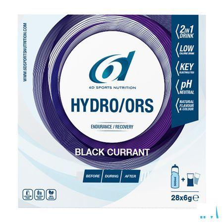 6D Hydro Ors Blackcurrant Zakje 28X6G