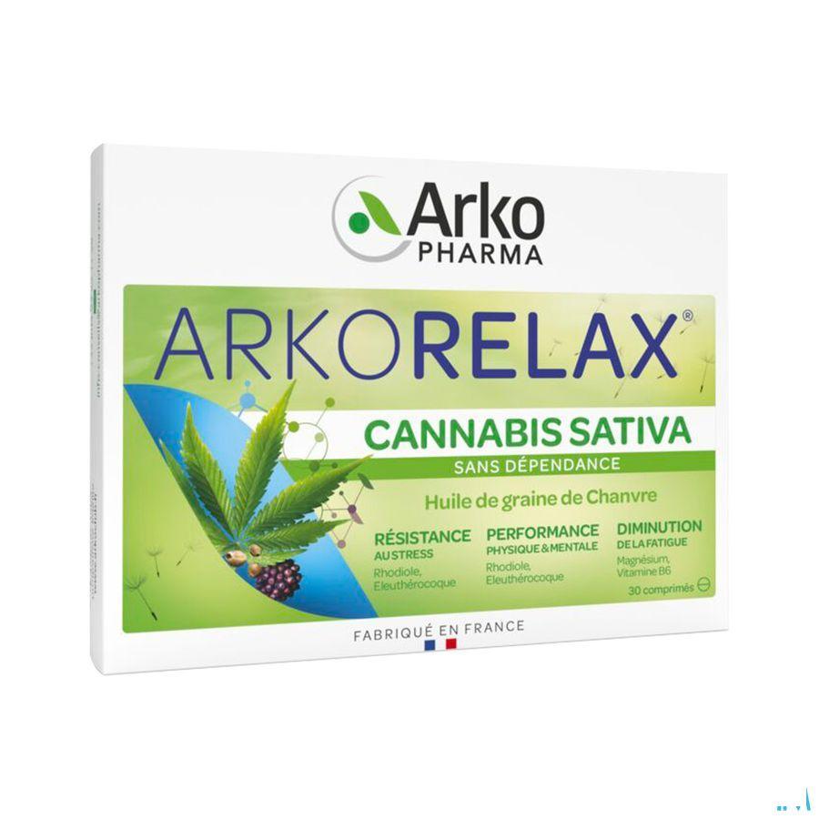 Arkorelax Stress Control Cannabis Sativa Comp 30