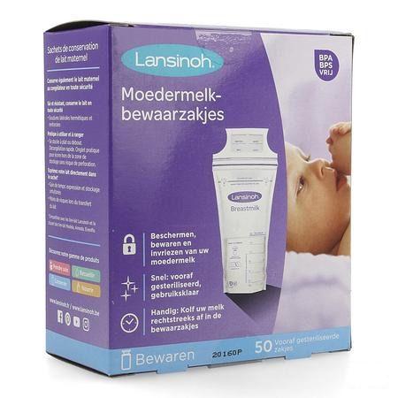 Lansinoh Bewaarzakjes Moedermelk 50 40056  -  Lansinoh Laboratories