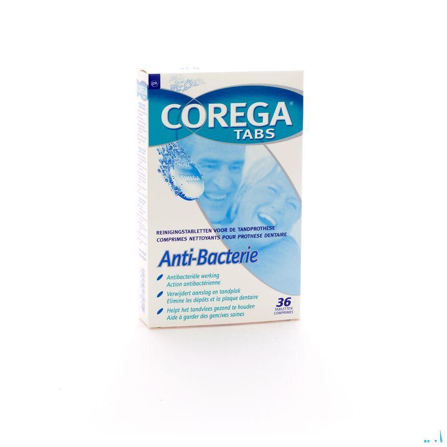 Corega Anti Bacterie Tabl 36
