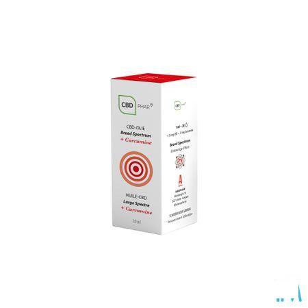 Cbd Olie Breed Spectrum + Curcumine 30 ml Cbd-Phar