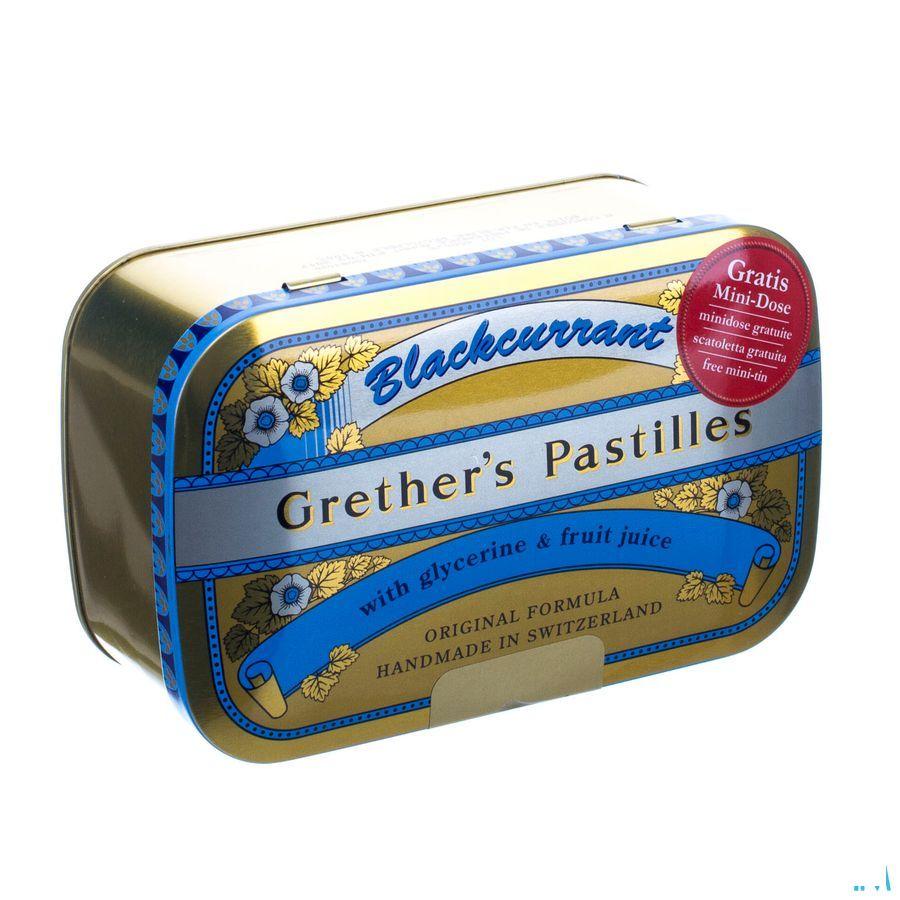 Grether's Pastilles Blackcurrant Pastille 440 gr  -  Melisana
