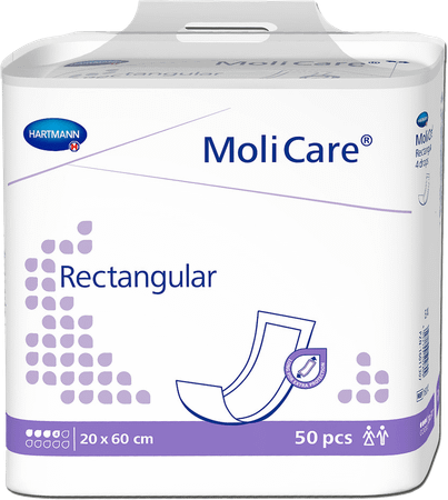 Molicare Rectangular 4 Drops 50  -  Hartmann