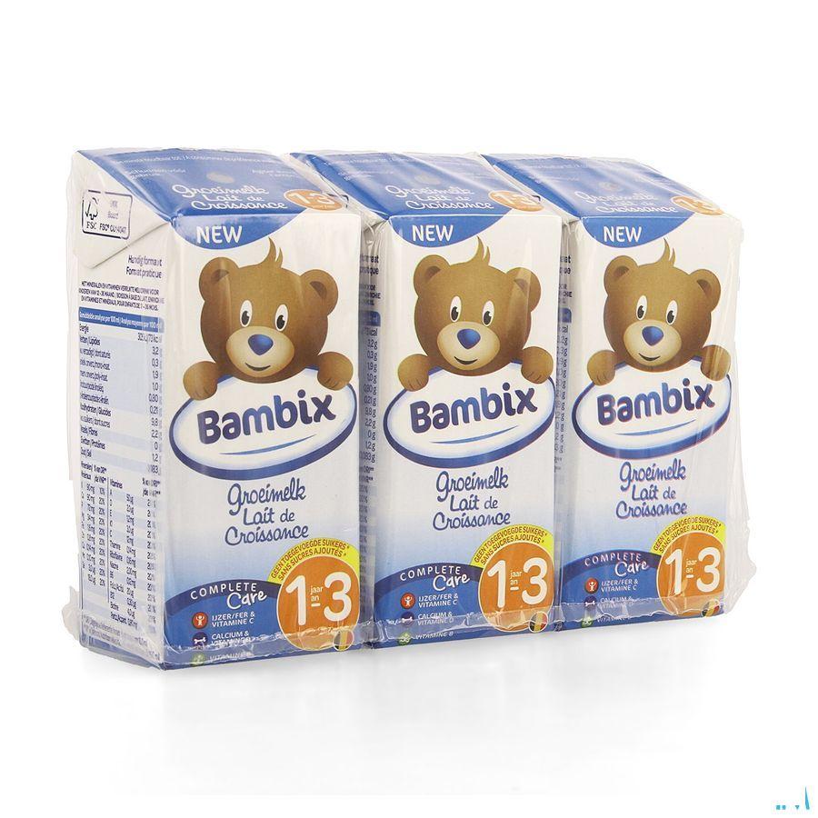 Bambix Lait Croissance Nature 1-3A 3X200 ml