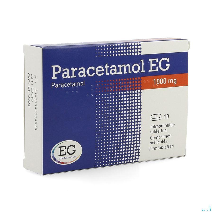 Paracetamol Eg 1000Mg Comp Pell 10  -  EG