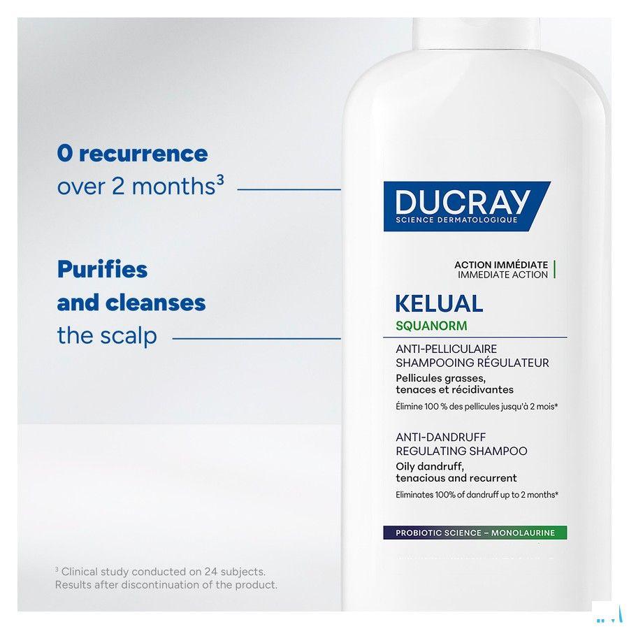 Ducray Kelual Squanorm Shampoo Vette Schilfers 400 ml