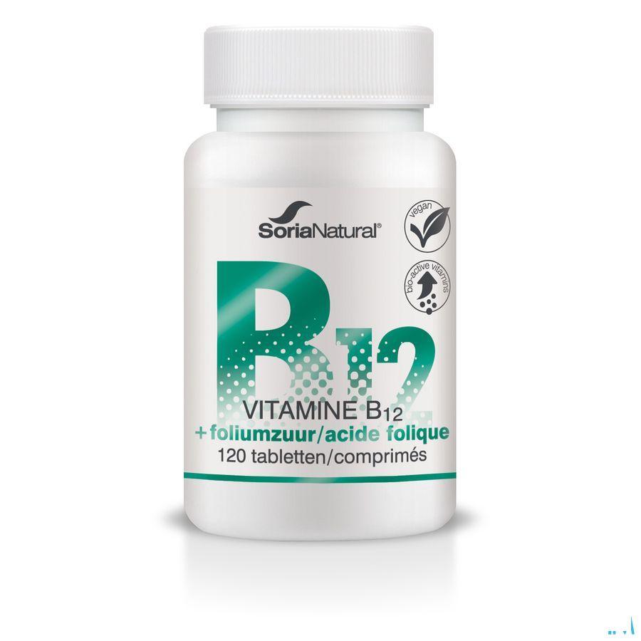 Soria Vitamine B12+Foliumzuur Tabl 120