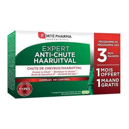 Expert Cheveux Anti haaruitval Tabletten 3x30  -  Forte Pharma