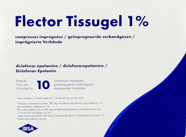 Flector Tissugel Compres Impreg 10