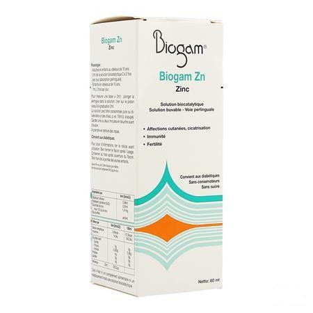 Biogam Zn Flacon 60 ml  -  Sterop
