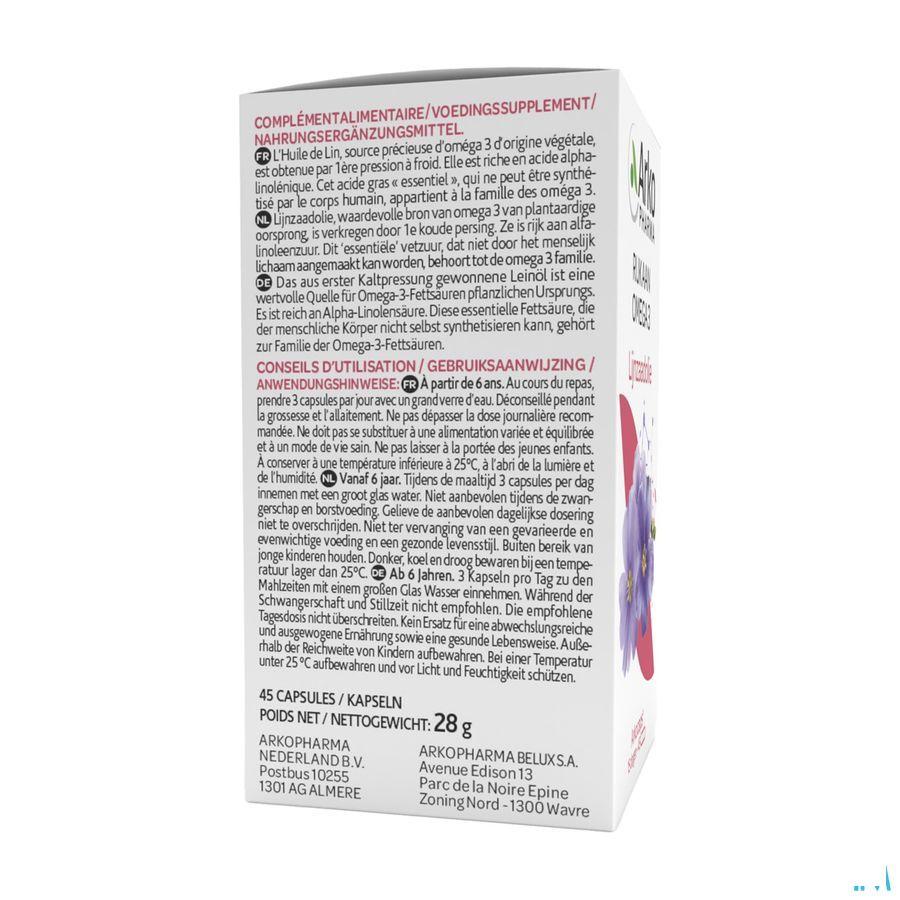 Arkocaps Lijnzaadolie 60  -  Arkopharma