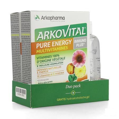 Arkovital Pure Energy Immun.Duo Comp60+Gel H.100 ml  -  Arkopharma