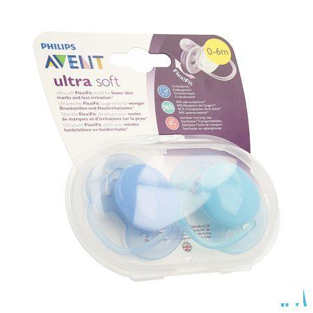 Philips Avent Fopspeen Soft + 0m Mix 2 Scf212/21  -  Bomedys
