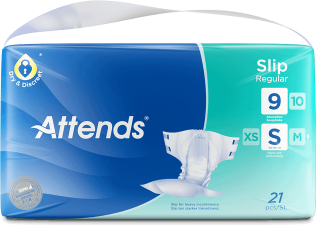 Attends Slip Regular 9 Small 1X21