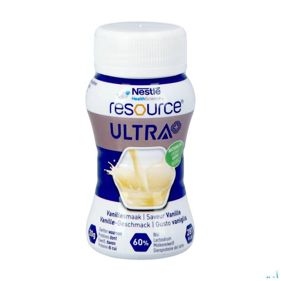 Resource Ultra+ Vanillesmaak 4X125 ml