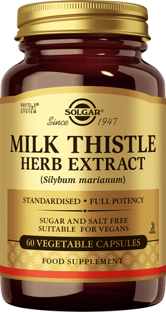 Milk Thistle Herb Extract (mariadistel) V-Capsule 60  -  Solgar Vitamins