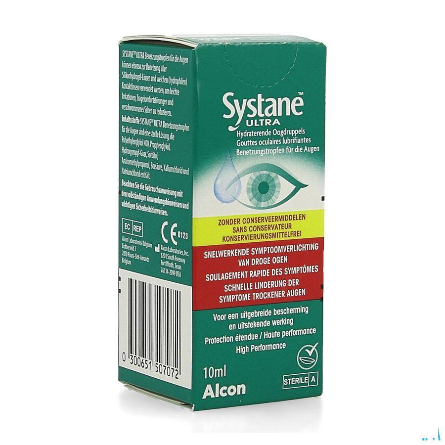 Systane Ultra Oogdruppels Zonder Bewaarmiddel Flacon 10 ml 