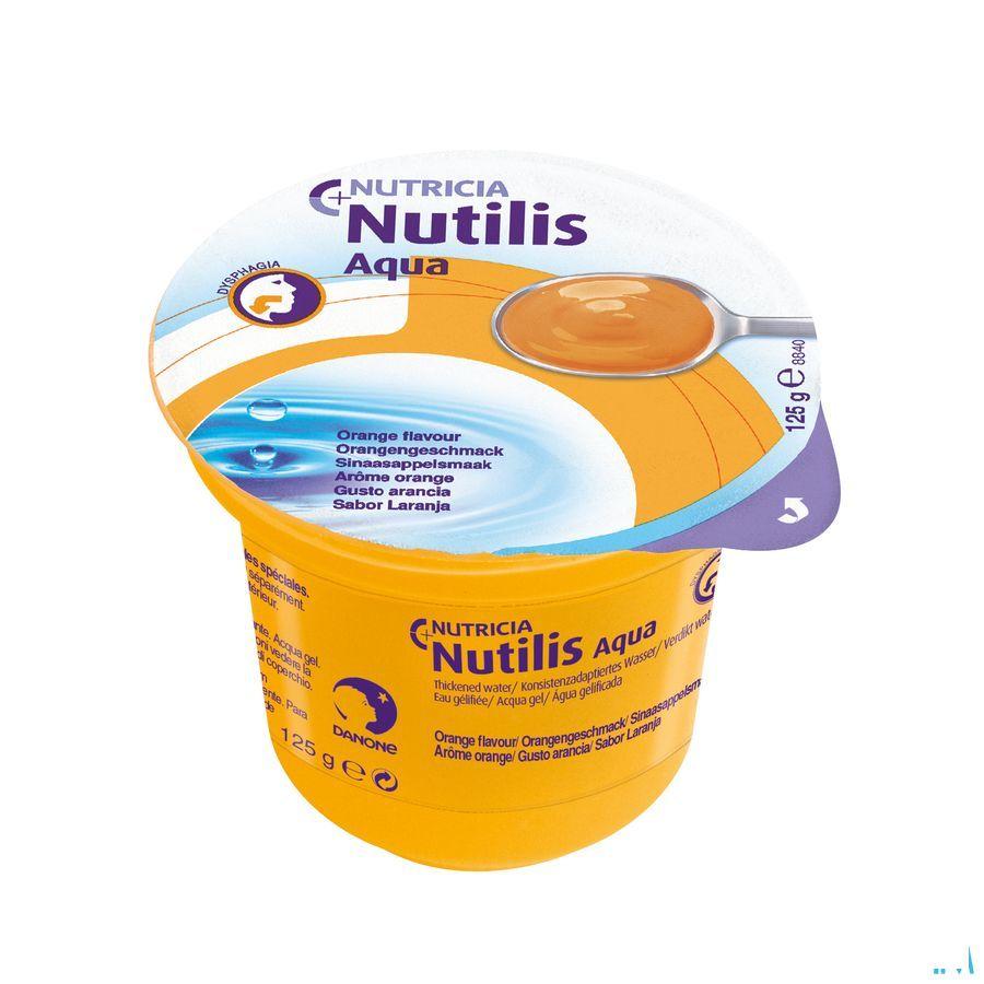 Nutilis Eau Gelifiee Orange Cups 12x125 gr  -  Nutricia