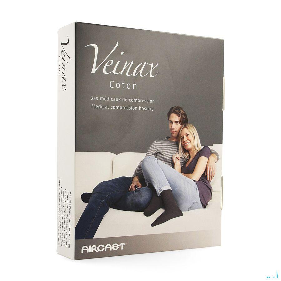 Veinax Kous Katoen Man 2 Lang Zwart Maat 4