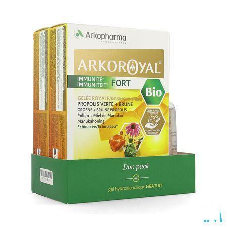 Arkoroyal Immuniteit Fort Duo Amp20X10 ml+H.Gel50 ml  -  Arkopharma