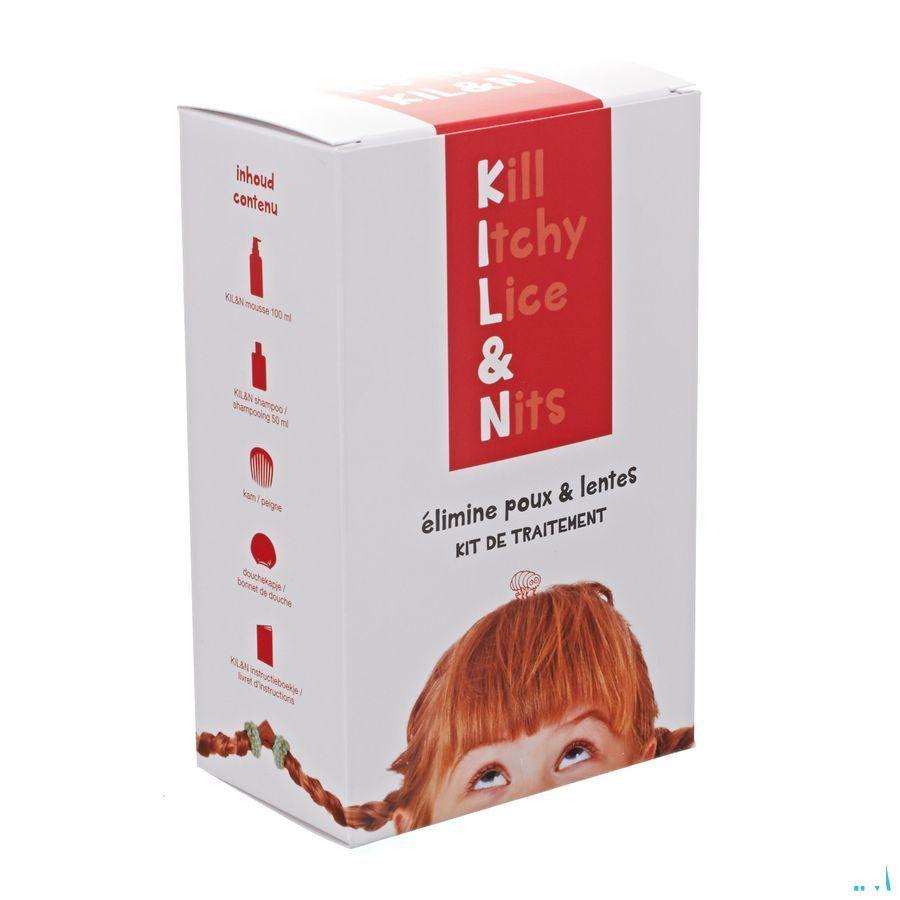 Kil & n Schuim Kit Anti luizen-neten 100 ml  -  I.D. Phar