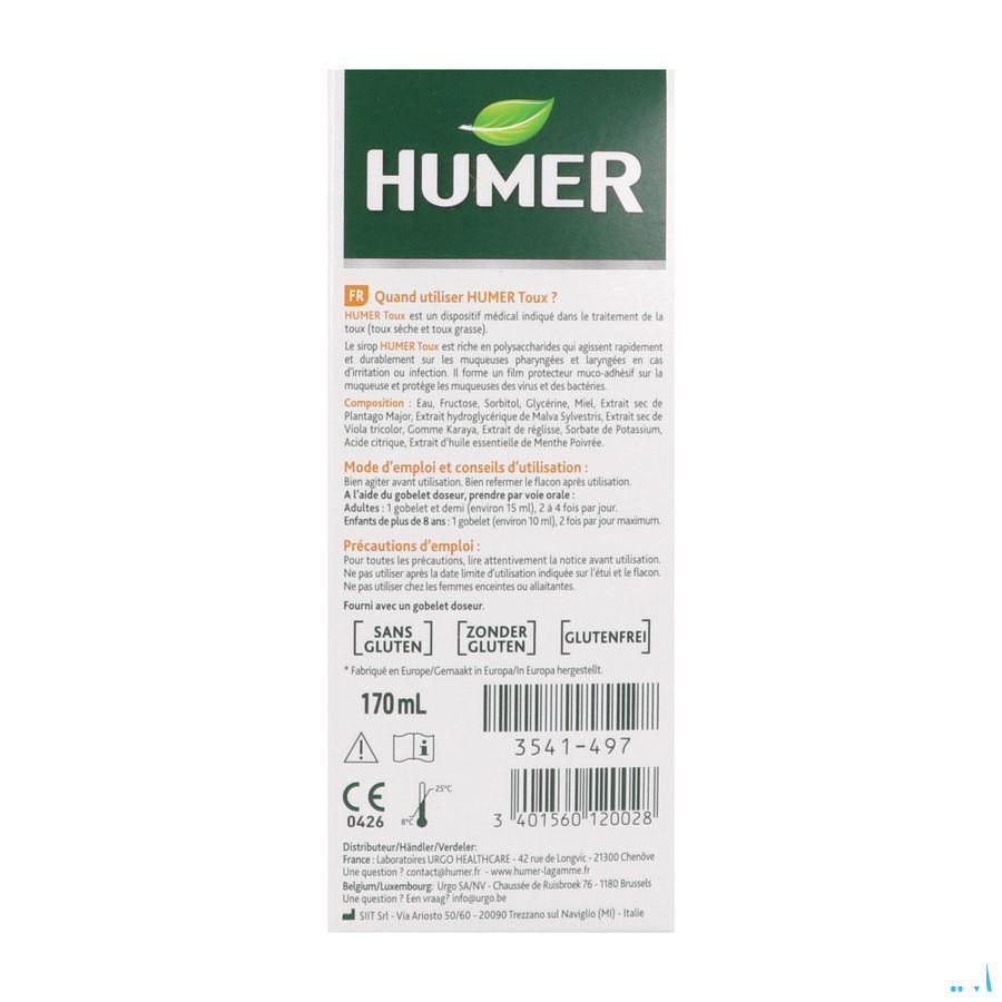 Humer Hoest Siroop 170 ml  -  Urgo Healthcare