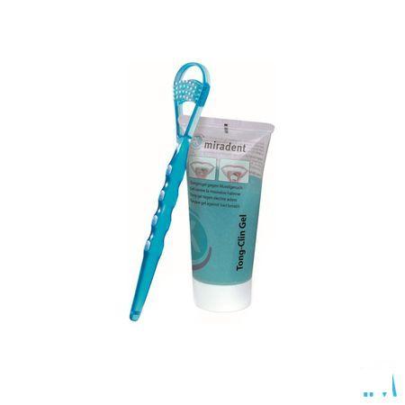 Miradent Tong-clin Set (gel + tongschraper)  -  Eureka Pharma