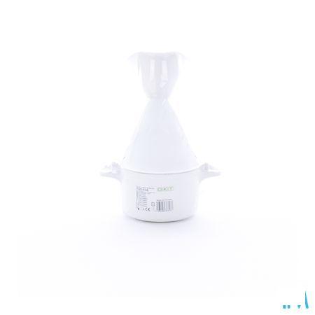 Wolf Inhalator Plastiek Wit