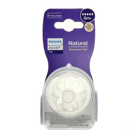 Philips Avent Natural 3.0 Zuigspeen 6M+ T5 1