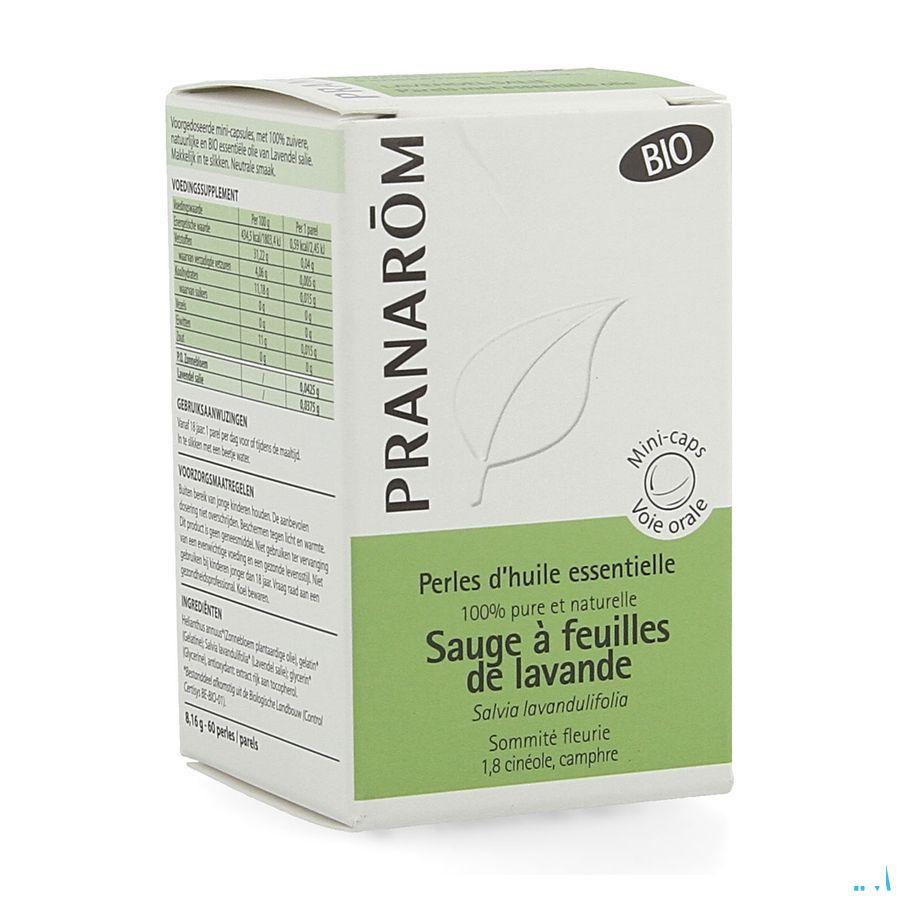 Parels Bio Lavendel Salie Ess Olie 60  -  Pranarom