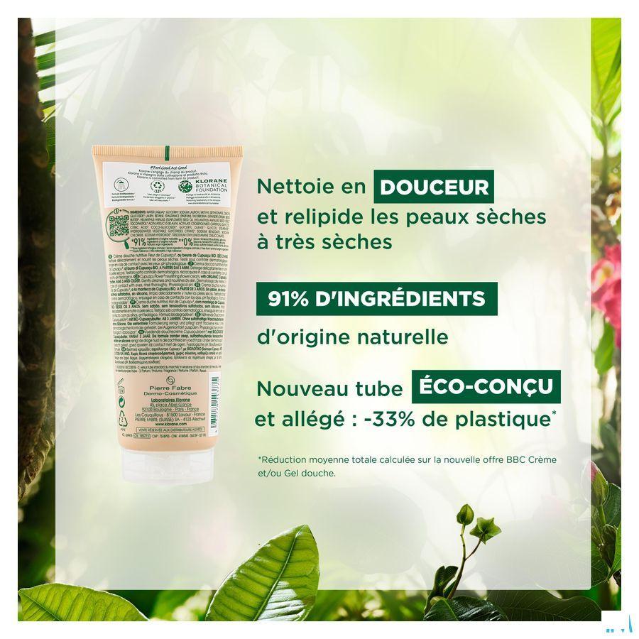 Klorane Lichaam DoucheCreme Cupuacubloem 200 ml
