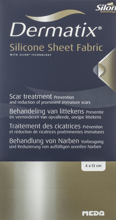 Dermatix Silicone Sheet Fabric Adhesive 4x13cm 1