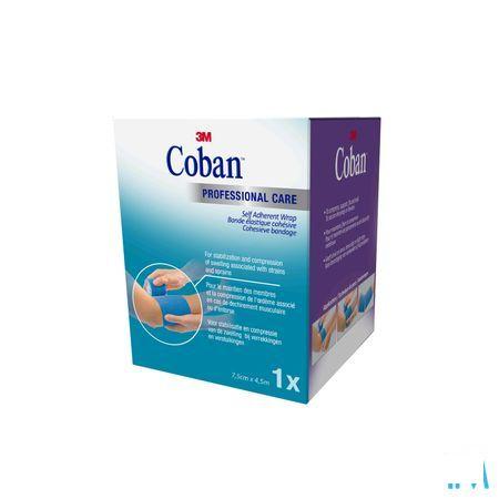 Coban Rekverband Blue Rol 7,5cmx4,57m 1583p-b  -  3M