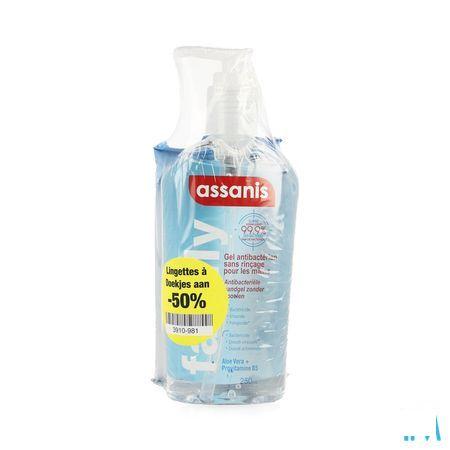 Assanis Family Gel 250 ml + Doekjes 25 1/2 Prijs