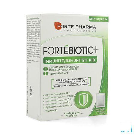 Fortebiotic+ Immuniteit Kid Vanille Sach 14  -  Forte Pharma