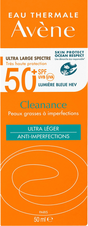Avene Zon Ip50 + Cleanance 50 ml  -  Avene