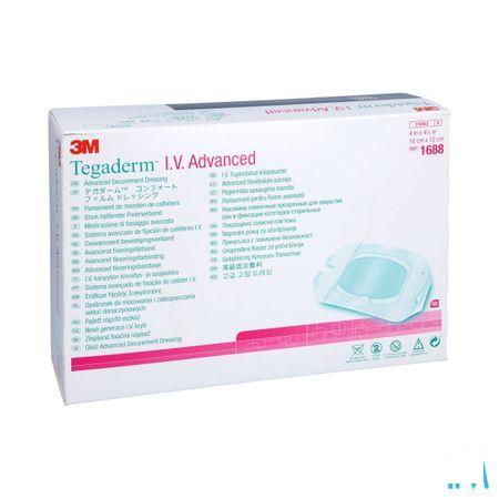 Tegaderm Iv Advanced Dressing 10,0x12,0cm 50 1688  -  3M