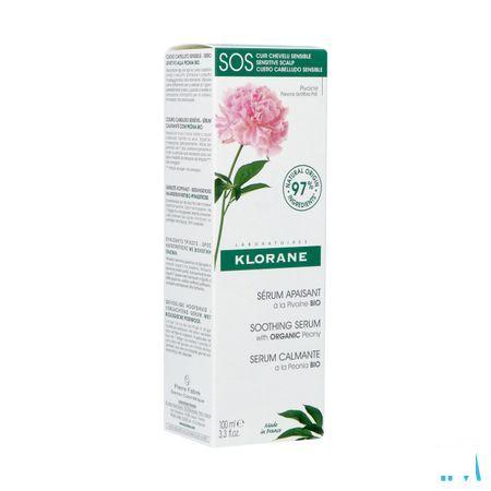 Klorane Capilaire Sos Serum Pioenroos Bio 100 ml