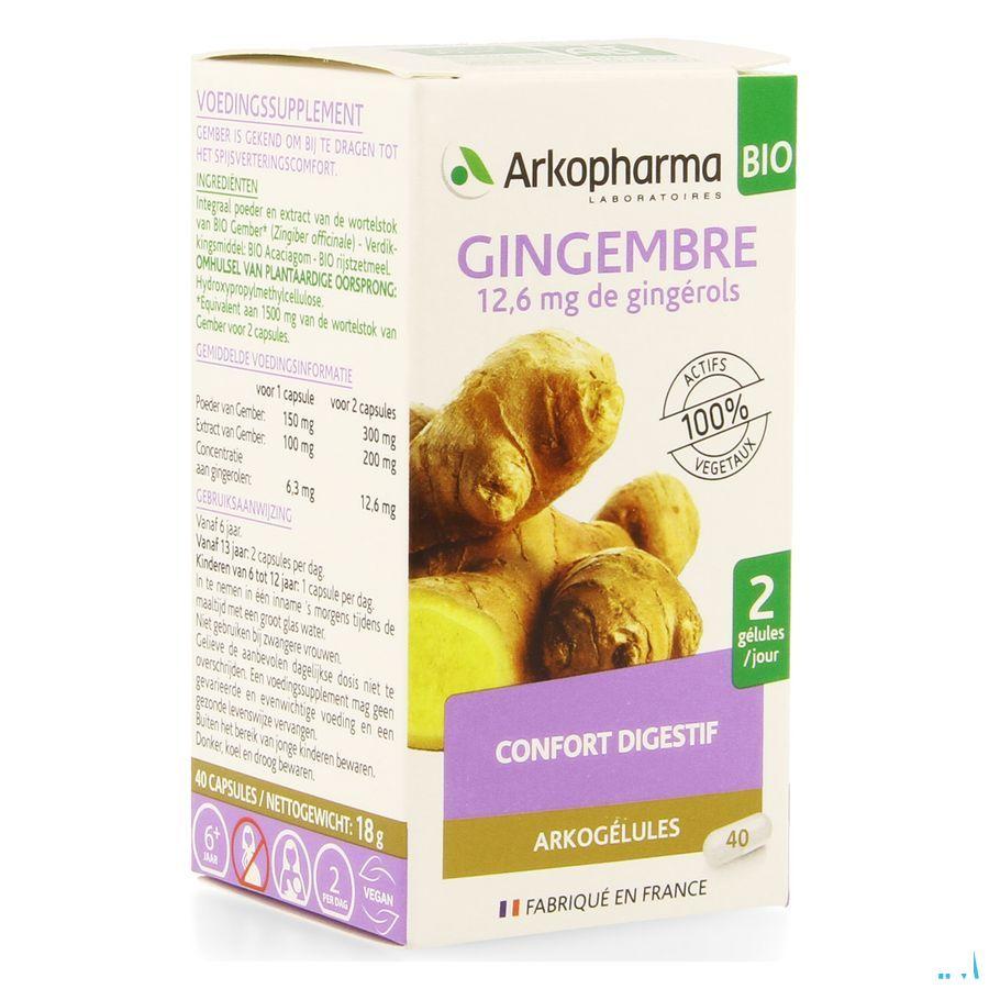 Arkocaps Gember Bio Capsule 40  -  Arkopharma