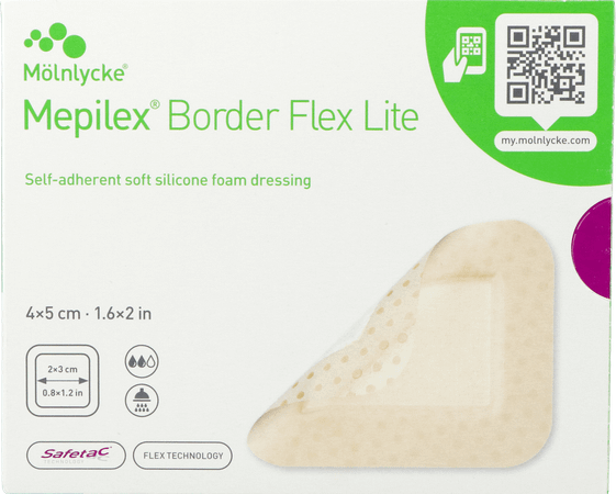 Mepilex Border Flex Lite 4Cmx5Cm 10 581050