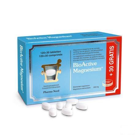 Bio Active Magnesium Comprimes 120 + 30  -  Pharma Nord
